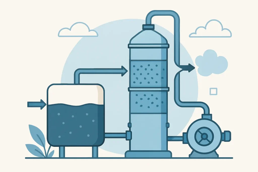 Air Strippers for Wastewater VOC Removal