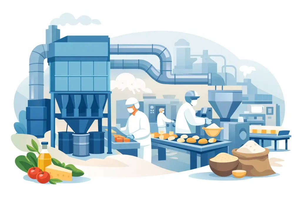 Industrial Dust Collector for Food Processing