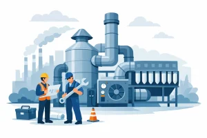 Industrial Emission Control System Installation