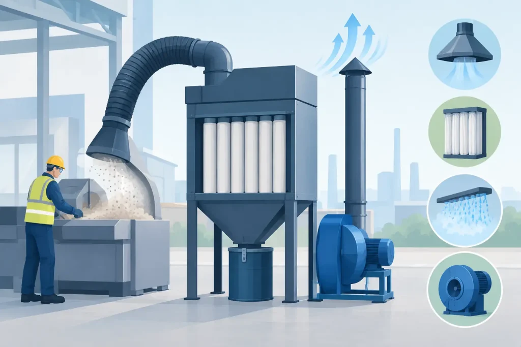 Industrial Dust Control Options That Fit the Process