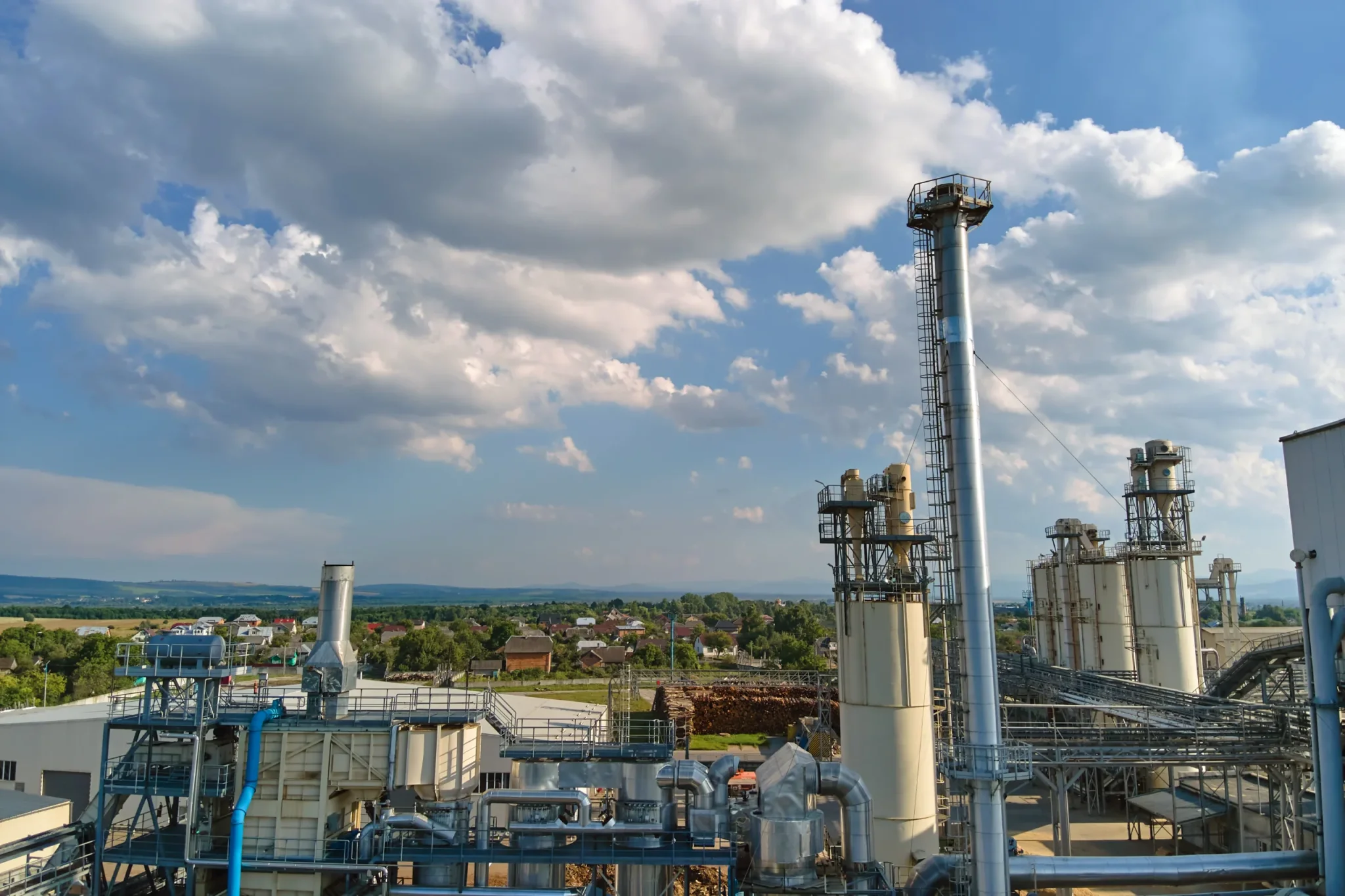 Aerial View of Oil and Gas Refining Petrochemical | Master Jaya Group